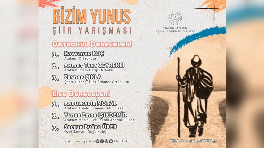 Bizim Yunus: Dünya Dili Türkçe Şiir Yarışması Sonuçlandı
