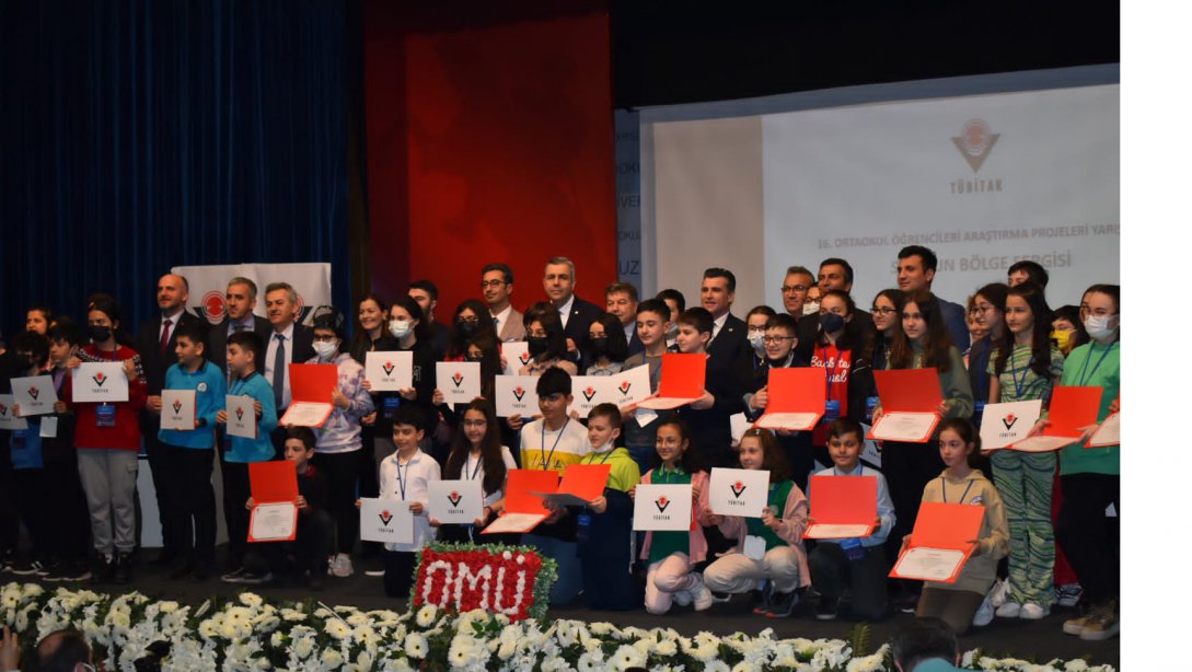 TÜBİTAK 16. Ortaokul Öğrencileri Araştırma Projeleri Yarışması'nda Atakum'dan Büyük Başarı