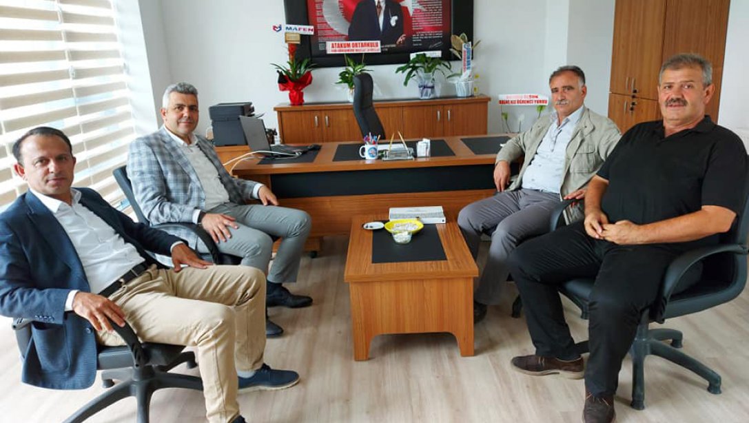 İlçe Milli Eğitim Müdürümüz Mehmet İrfan Yetik'in Okul Ziyaretleri
