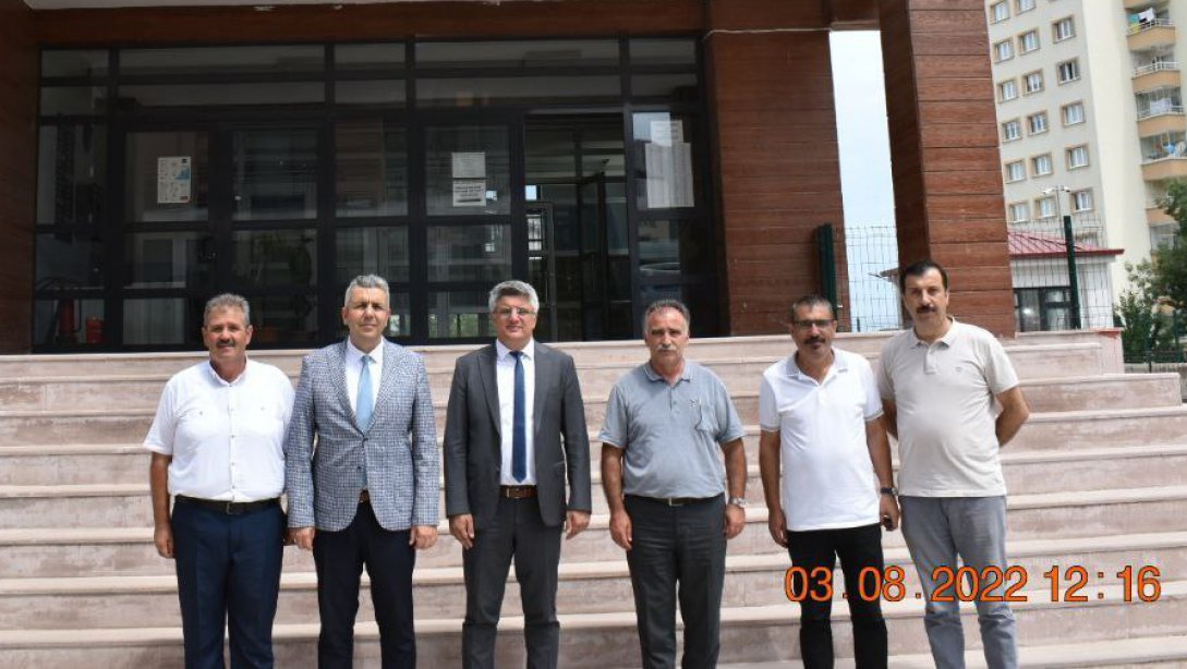 İl Milli Eğitim Müdürümüz Dr. Murat Ağar'ın Onur Ateş Anadolu Lisemizi Ziyaret Etti