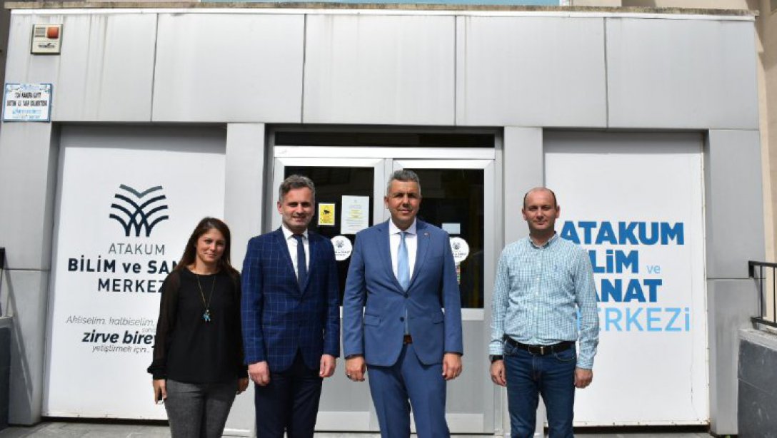 İlçe Milli Eğitim Müdürümüz Sayın Mehmet İrfan Yetik Atakum Bilim ve Sanat Merkezimizi ziyaret etti.