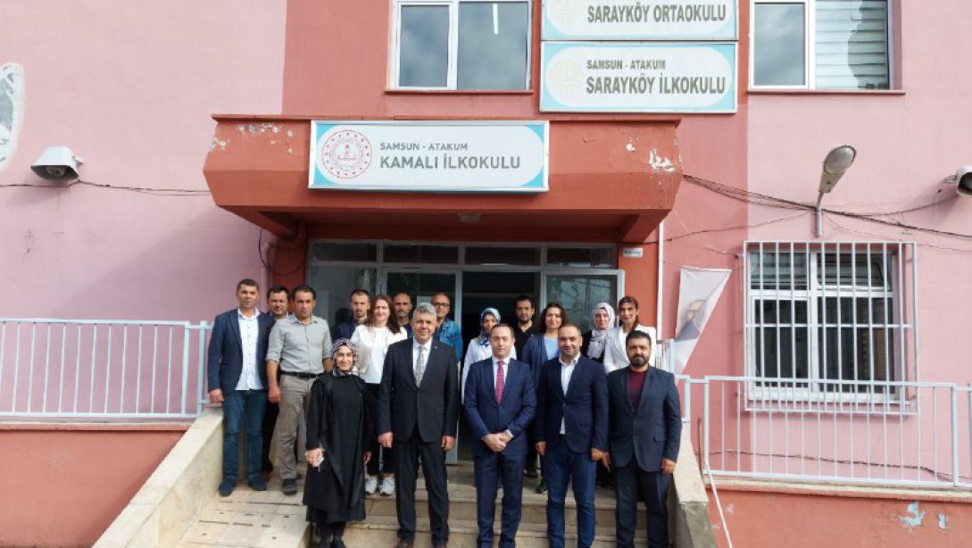 Kaymakamımız Sn. Kemal Yıldız, İlçe Milli Eğitim Müdürümüz Sn. Mehmet İrfan Yetik ile birlikte Kamalı İlkokulumuzu, Sarayköy İlkokulu ve Ortaokulumuzu Ziyaret etti.