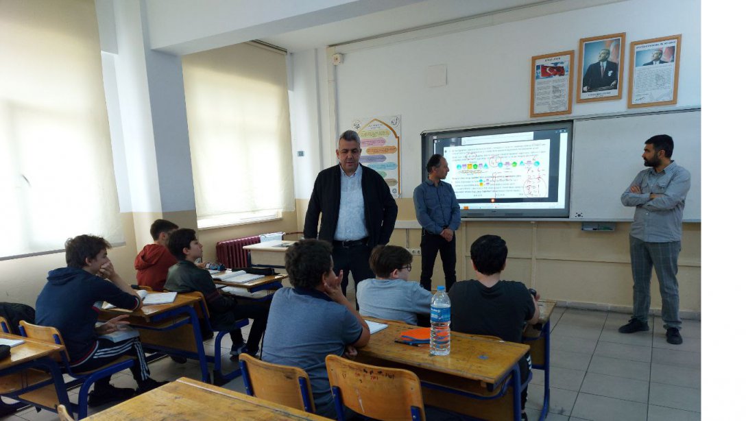 İlçe Milli Eğitim Müdürümüz Sn. Mehmet İrfan Yetik'in, Destekleme ve Yetiştirme Kursları Ziyareti