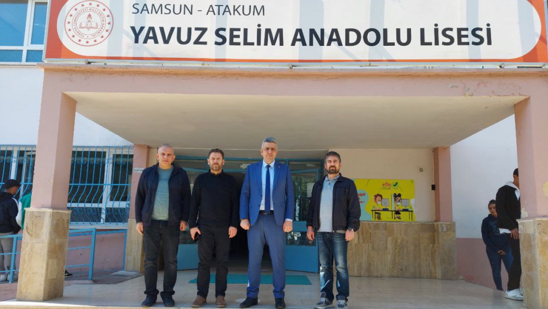 İlçe Milli Eğitim Müdürümüz Sayın Mehmet İrfan Yetik Yavuz Selim Anadolu Lisemizi ziyaret etti.