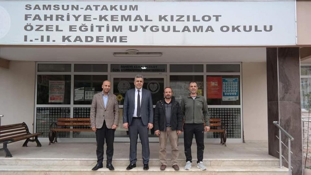 İlçe Milli Eğitim Müdürümüz Mehmet İrfan Yetik, Fahriye Kemal Kızılot Özel Eğitim ve Uygulama Okulumuzu ziyaret etti