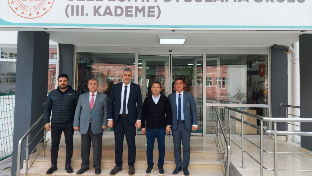 İlçe Milli Eğitim Müdürümüz Mehmet İrfan Yetik, Atakum Özel Eğitim Uygulama (III. Kademe) Okulumuzu ziyaret etti