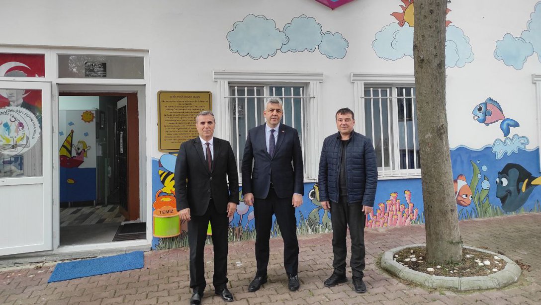 İlçe Milli Eğitim Müdürümüz Mehmet İrfan Yetik'in Okul Ziyareti