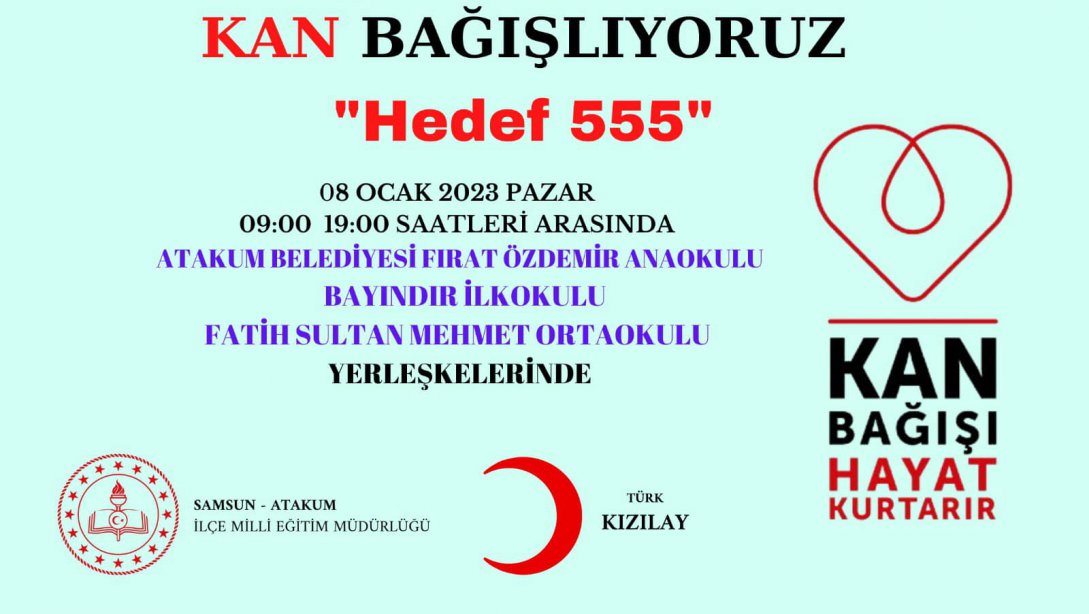 İlçe Milli Eğitim Müdürümüz Mehmet İrfan Yetik, 13. kan bağışını yaptı.   