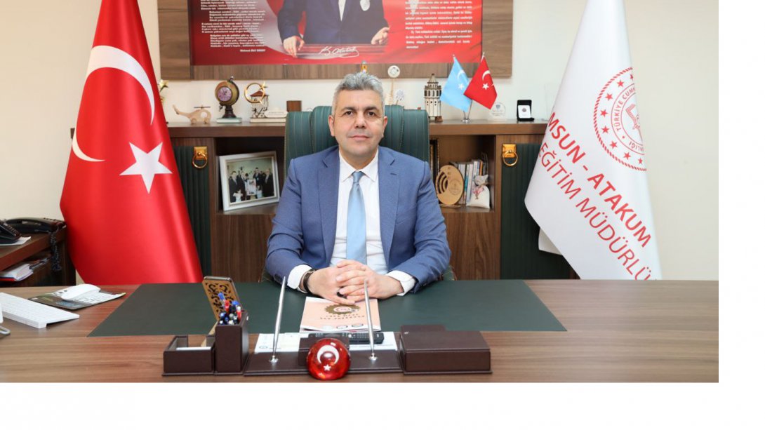 İlçe Milli Eğitim Müdürümüz Mehmet İrfan YETİK'in 23 Nisan Ulusal Egemenlik ve Çocuk Bayramı Kutlama Mesajı