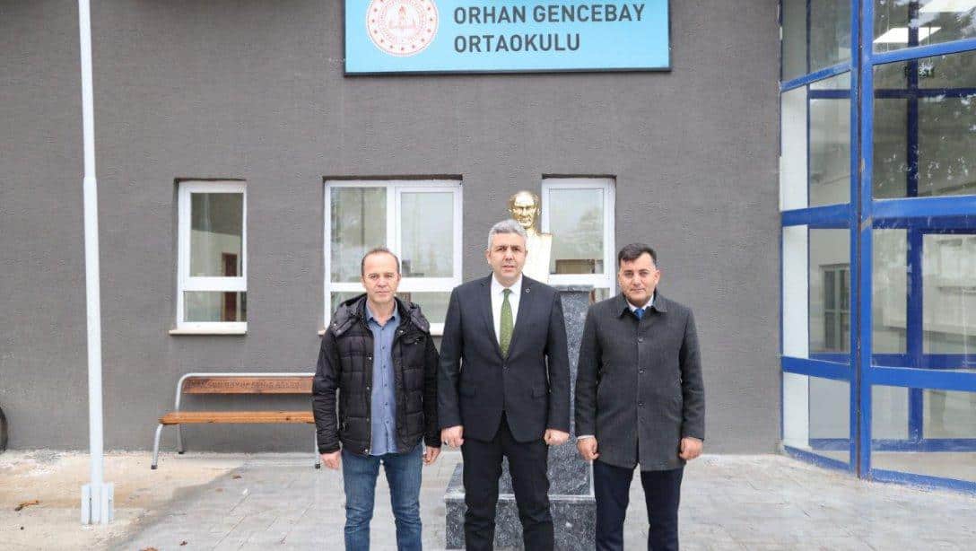 İlçe Milli Eğitim Müdürümüz Mehmet İrfan YETİK, Orhan Gencebay Ortaokulumuzu Ziyaret Etti