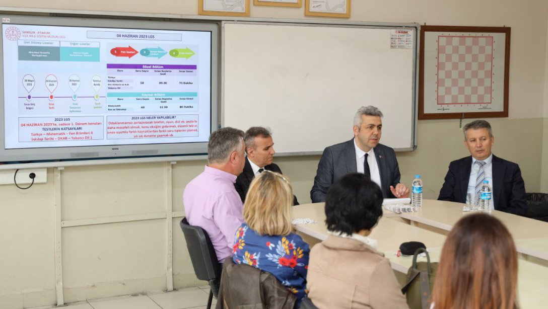 İlçe Milli Eğitim Müdürümüz Mehmet İrfan YETİK başkanlığında, Atakent Ortaokulumuzun 