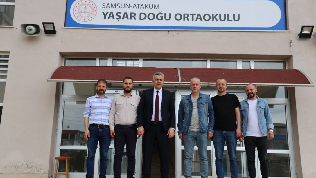 İlçe Milli Eğitim Müdürümüz Mehmet İrfan Yetik'in, Yaşar Doğu Ortaokulumuzu Ziyareti