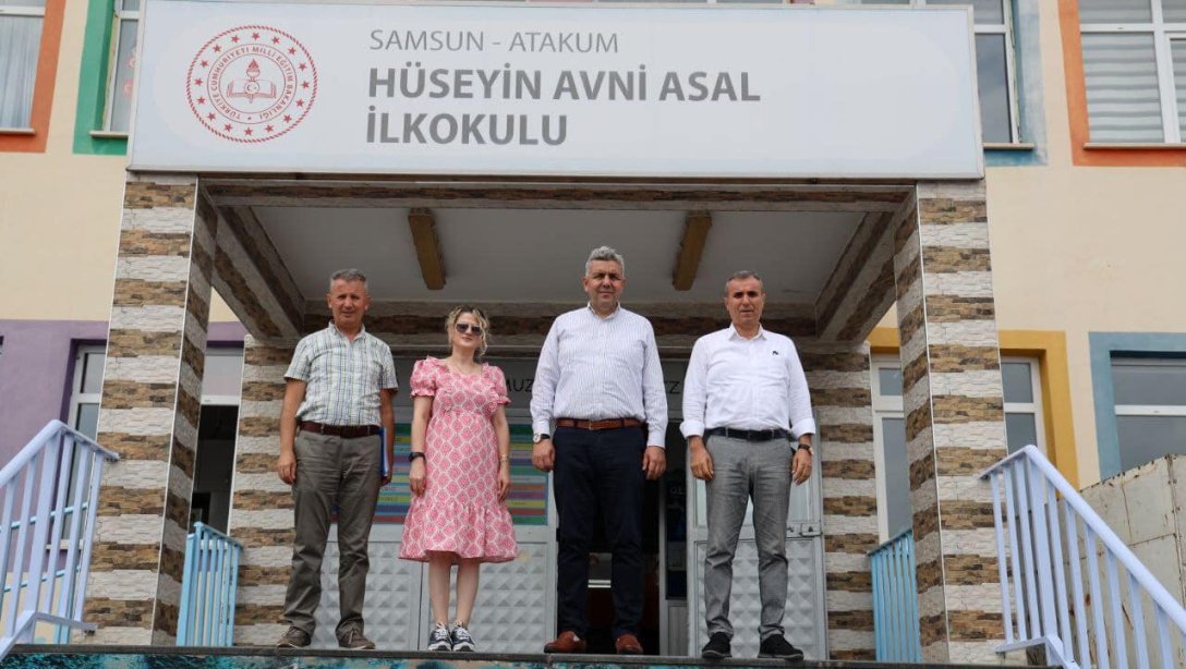 İlçe Milli Eğitim Müdürümüz Mehmet İrfan Yetik'in, Hüseyin Avni Asal İlkokulumuzu Ziyareti