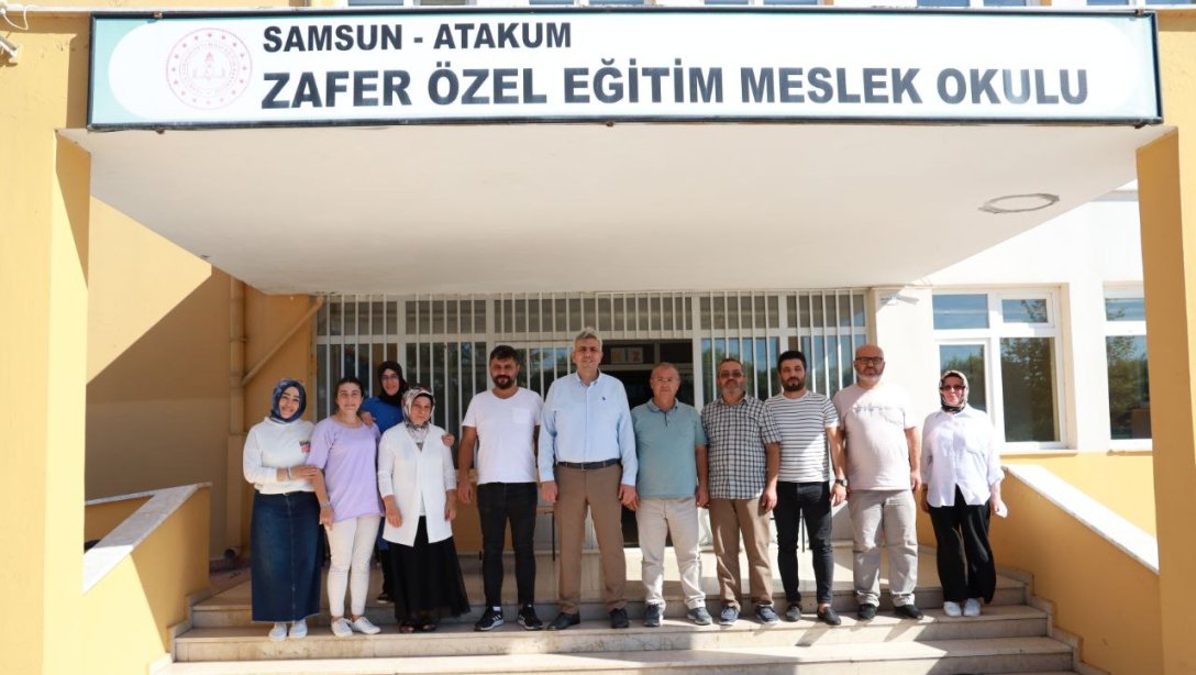 İlçe Milli Eğitim Müdürümüz Mehmet İrfan Yetik, Zafer Özel Eğitim Meslek Okulumuzu Ziyaret Etti