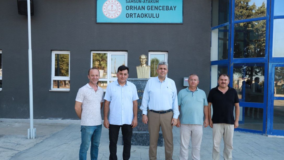İlçe Milli Eğitim Müdürümüz Mehmet İrfan Yetik, Orhan Gencebay Ortaokulumuzu Ziyaret Etti