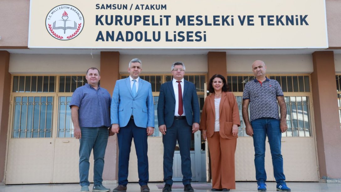 İl Milli Eğitim Müdürümüz Dr. Murat Ağar'ın Kurupelit Mesleki ve Teknik Anadolu Lisemizi Ziyareti