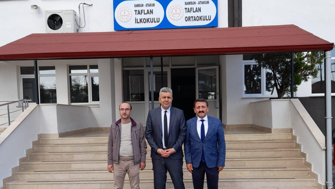 İlçe Milli Eğitim Müdürümüz Mehmet İrfan Yetik, Taflan İlkokulu ve Ortaokulumuzu Ziyaret Etti