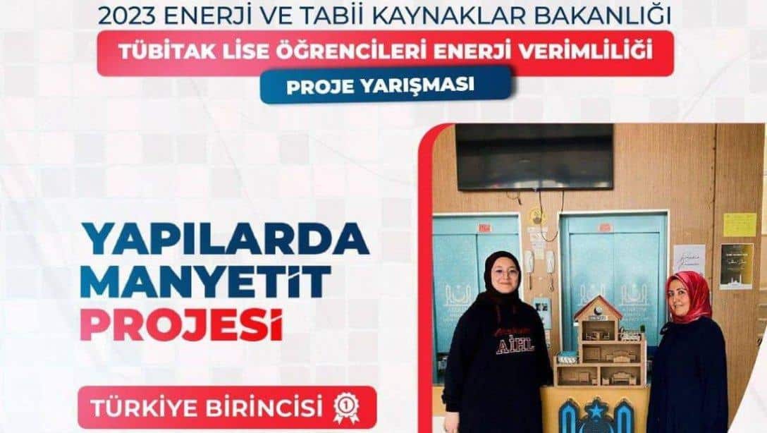 2023 Lise Öğrencileri Enerji Verimliliği Proje Yarışması Türkiye Birincisi Atakum Anadolu İmam Hatip Lisemiz!...