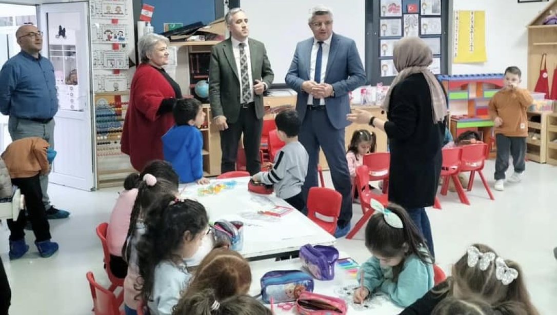 İl Milli Eğitim Müdürümüz Dr. Murat Ağar, Halide Edip Adıvar Anaokulumuzu Ziyaret Etti