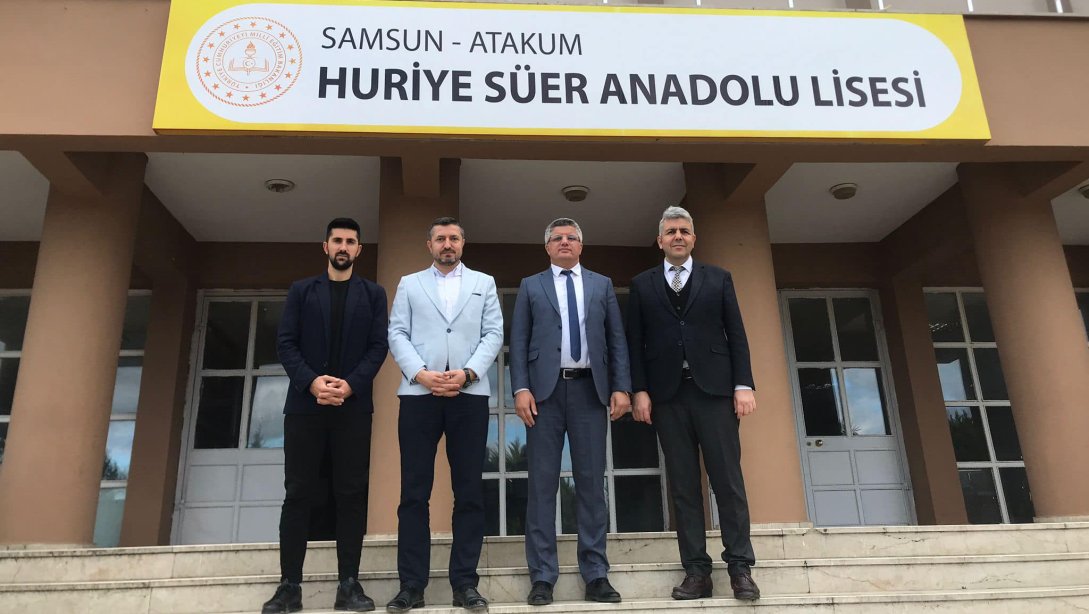 İl Millî Eğitim Müdürümüz Dr. Murat Ağar, Huriye Süer Anadolu Lisemizi Ziyaret Etti