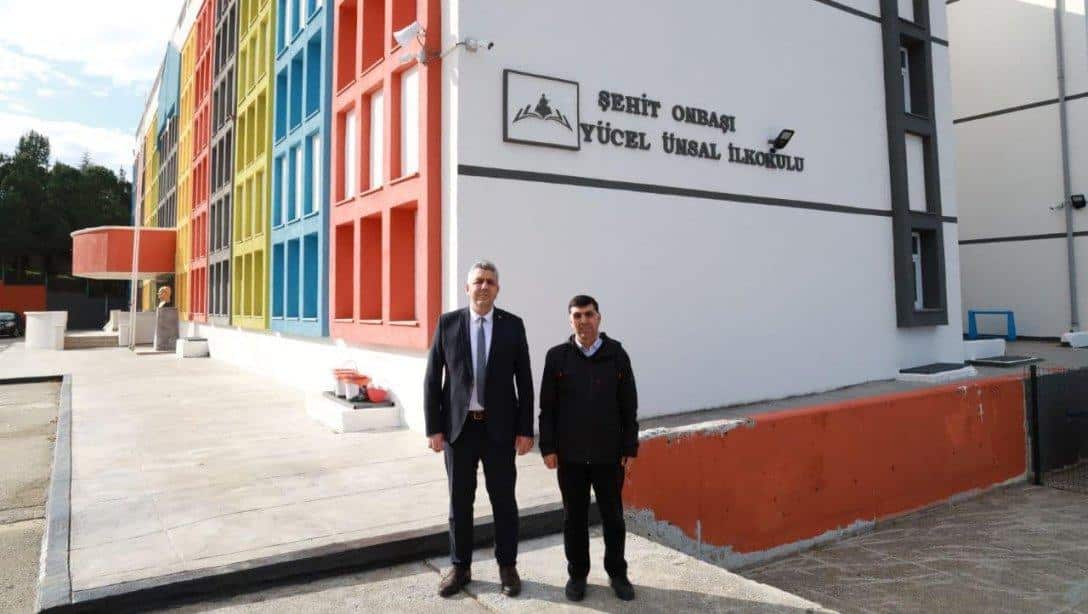 İlçe Milli Eğitim Müdürümüz Mehmet İrfan Yetik, Şehit Onbaşı Yücel Ünsal İlkokulumuzu Ziyaret Etti