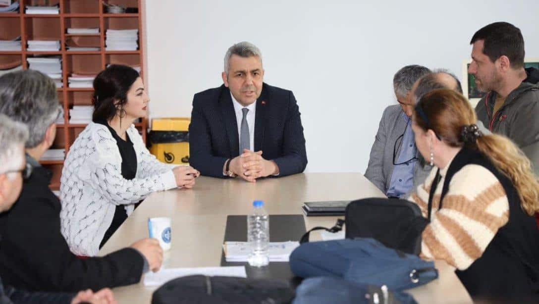 İlçe Milli Eğitim Müdürümüz Mehmet İrfan Yetik, Atakum Anadolu Lisemizi Ziyaret Etti