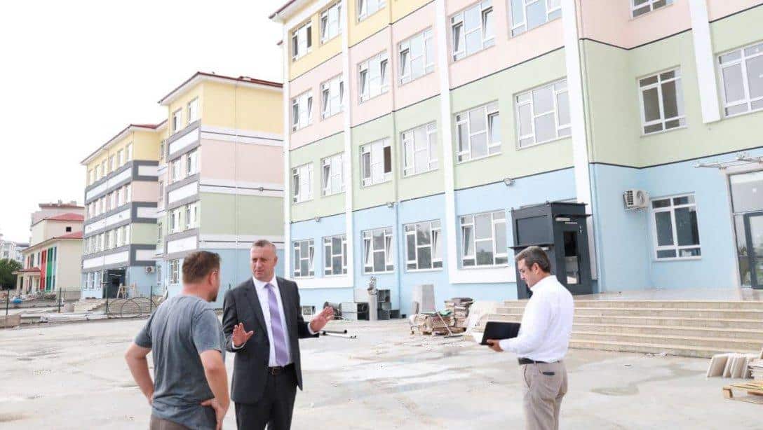 İlçe Milli Eğitim Müdürümüz Yüksel Aydın'ın Okul İnşaatlarını Ziyareti