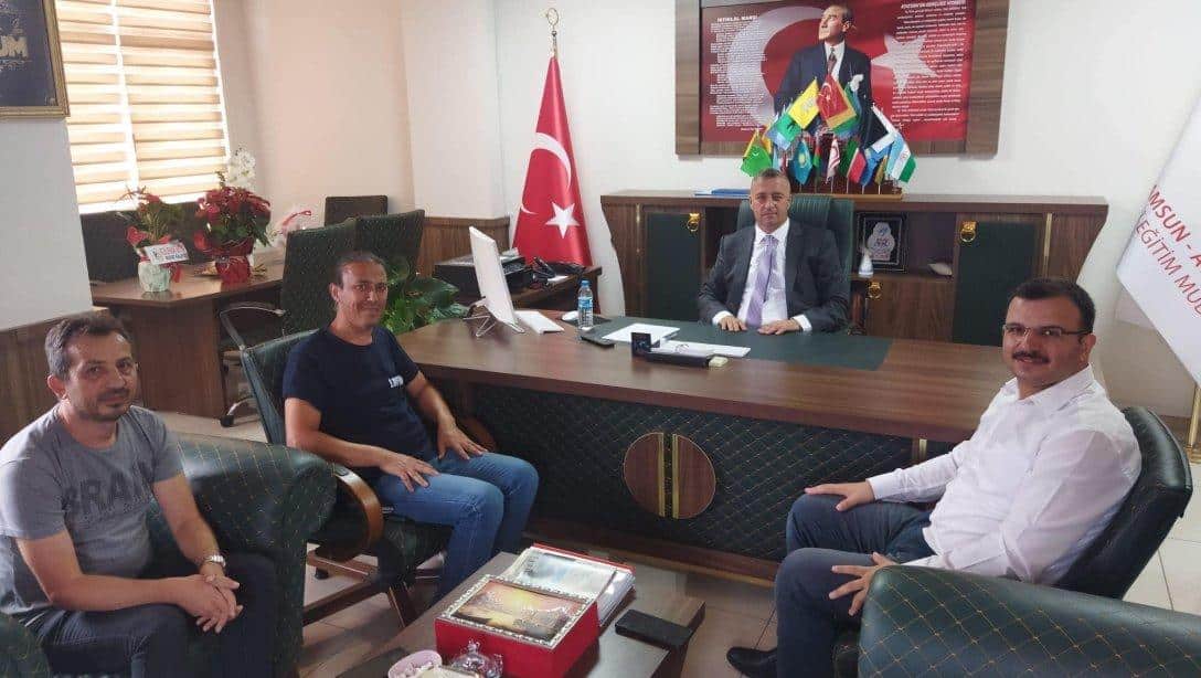 İlçe Milli Eğitim Müdürümüz Yüksel Aydın'a Hayırlı Olsun Ziyareti